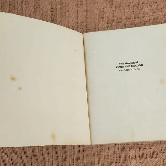 The Making of Enter the Dragon Book By Robert Clouse 1987 Bruce LEE - Picture 8 of 8